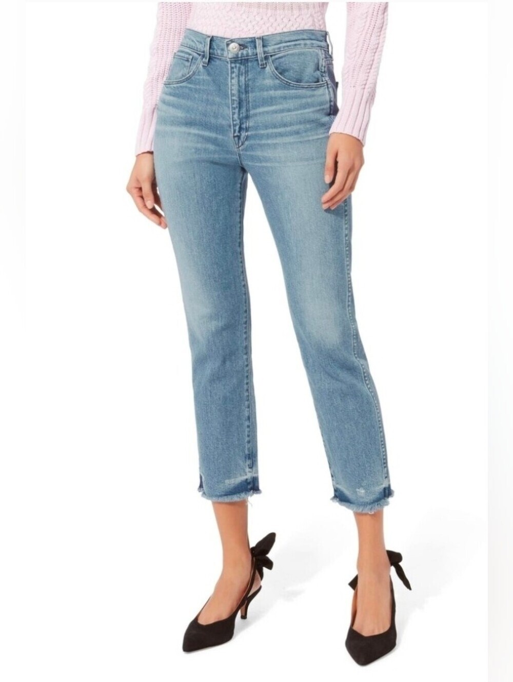 ❤️ NWOT! 3×1 DENIM HIGH RISE STRAIGHT CROP JEANS IN ACE, 00 (24)